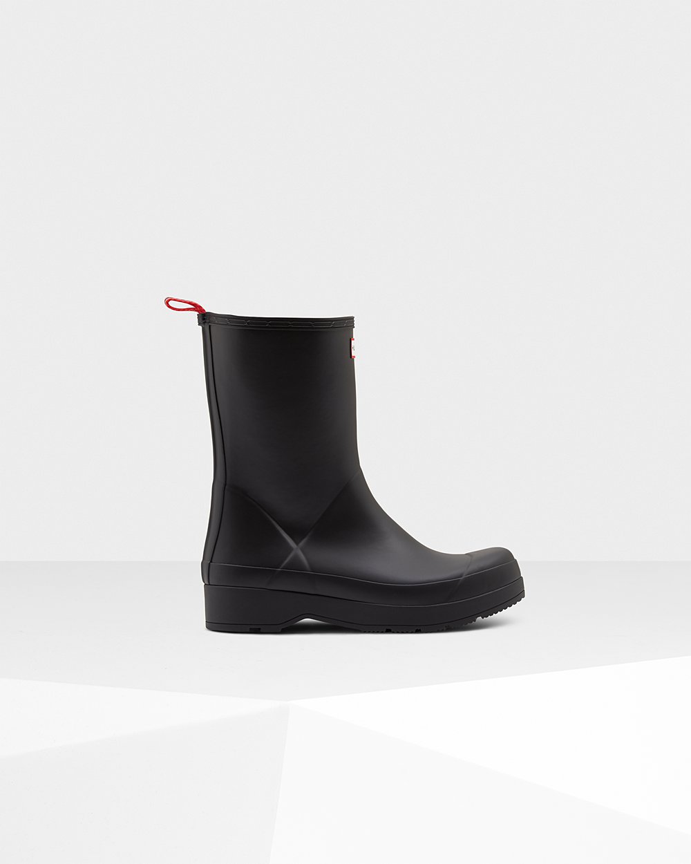 Hunter Play Støvler Svart - Herre Original Insulated Mid-Height Rain - Norge BXHSUK-265